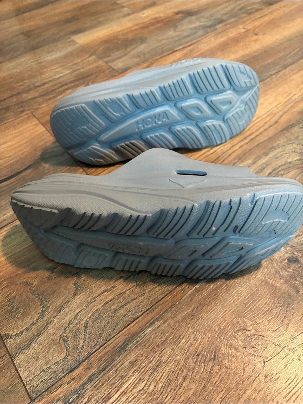 Hoka Ora Recovery 3 Slides Like New Grey Men's 8 Womens 10